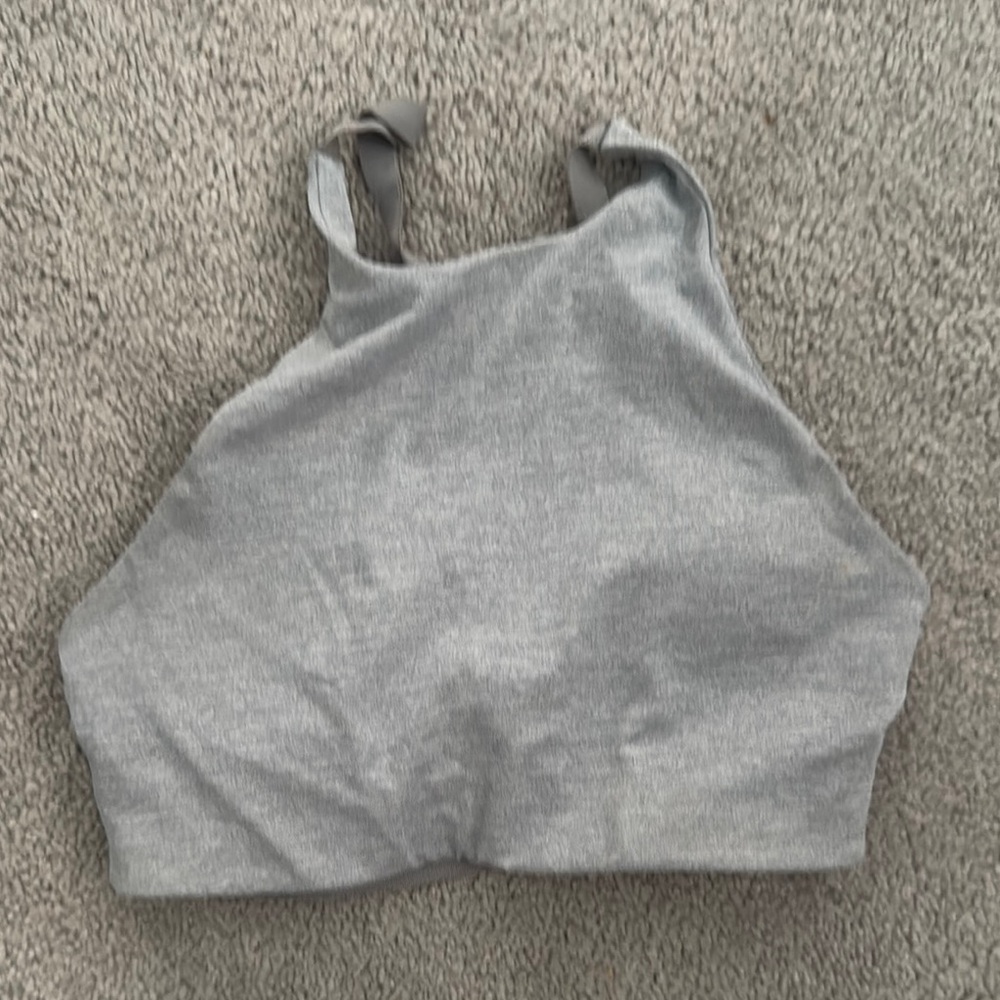 Gray Sports Bra